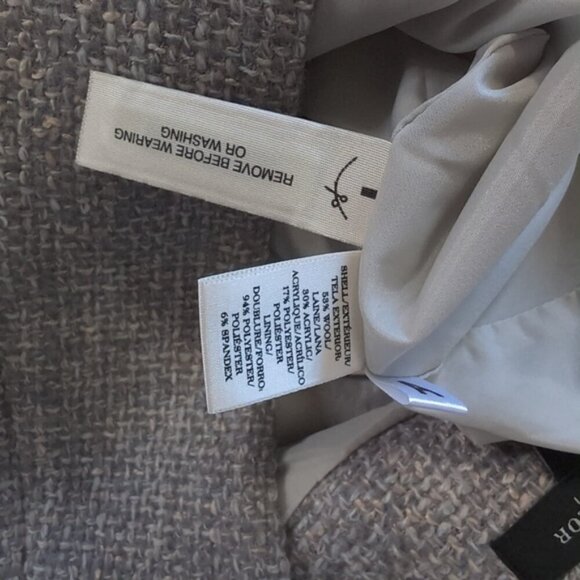 NWT Ann Taylor Wool Tweed Old Money Preppy Academia Lined Pencil Skirt 14 - Picture 4 of 8